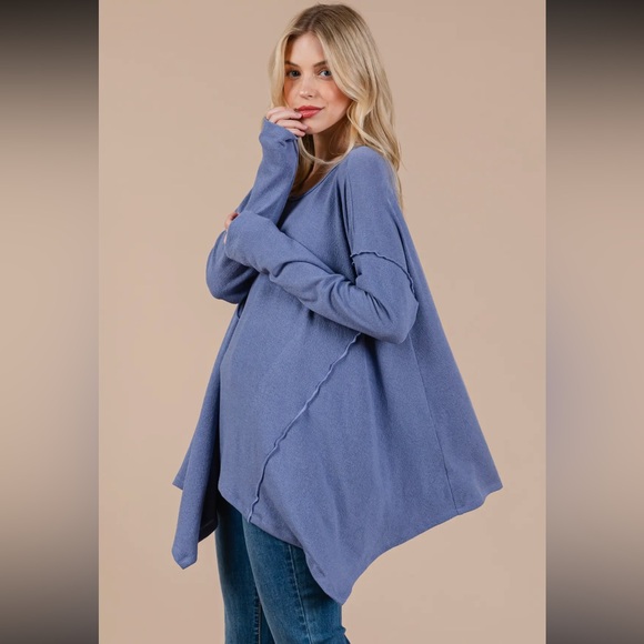 Fabulous Asymmetrical Long Sleeve top - Picture 4 of 6